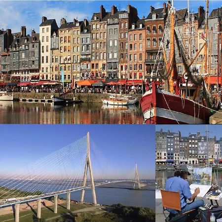 Le Havre de Paix 8 , Les Hauts de Honfleur, Piscine, WIFI et Parking gratuits Équemauville Extérieur photo